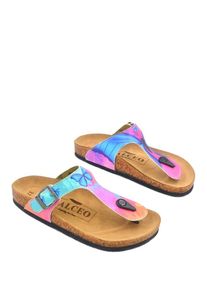 Calceo Teenslippers roze/turquoise - 67% | Maat: 38 |