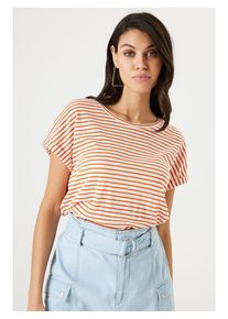 Garcia Shirt oranje/wit - 37% | Maat: M |
