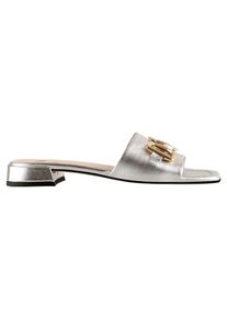Högl Högl Leren slippers "Florence" zilverkleurig - 56% | Maat: 38,5 |