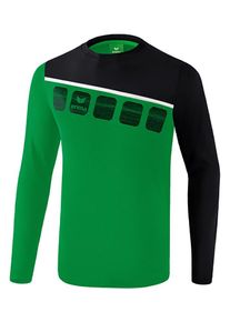 Erima Trainingsshirt "5-C" groen/zwart - 45% | Maat: 140 |