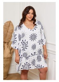 Plus Size Company Jurk "Pandora" wit - 81% | Maat: 40 |