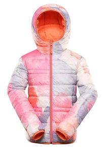 Alpine Pro Winterjas "Douwo" oranje/meerkleurig - 66% | Maat: 116-122