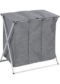 Wenko Wasmand "Trio Top" grijs - 118 l - 5% |