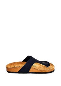 Moosefield Leren teenslippers donkerblauw - 65% | Maat: 36 |