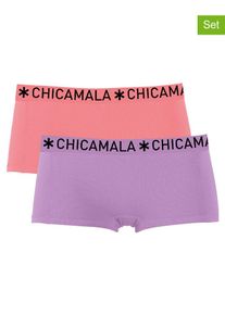 MUCHACHOMALO 2-delige set: hipsters oranje/paars - 46% | Maat: XL |