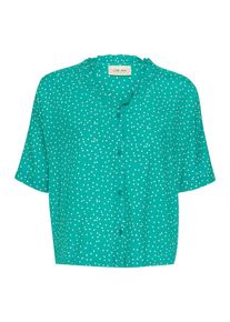 Cream Blouse turquoise - 55% | Maat: 42 |