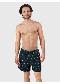 Brunotti Zwemshort "Roshan" groen/zwart - 56% | Maat: XXL |