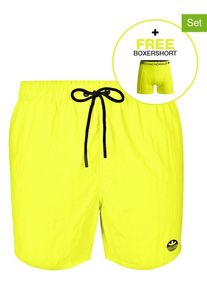 MUCHACHOMALO 2-delige set geel - 35% | Maat: L |