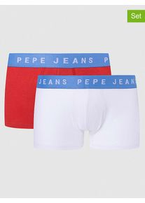 Pepe Jeans 2-delige set: boxershorts rood/wit - 39% | Maat: M |