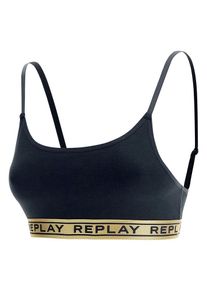 Replay Bustier zwart/goudkleurig - 37% | Maat: L |