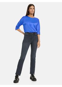 Gerry Weber Spijkerbroek - skinny fit - donkerblauw - 67% | Maat: 38