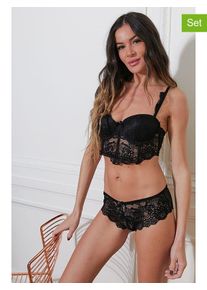 Just for Victoria 2-delige lingerieset "Salom" zwart - 54% | Maat: