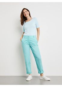 Gerry Weber Chinobroek turquoise - 63% | Maat: 48 |