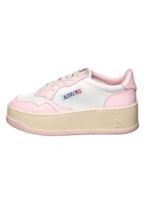 AUTRY Leren sneakers "Medalist Low" wit/lichtroze - 22% | Maat: 35 |