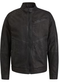 Cast Iron Leren jas zwart - 63% | Maat: S |