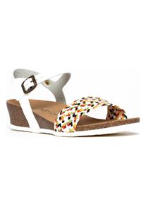 BACKSUN Sleehaksandalen "Calabria" wit - 64% | Maat: 41 |