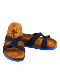 Moosefield Leren slippers donkerblauw - 65% | Maat: 36 |