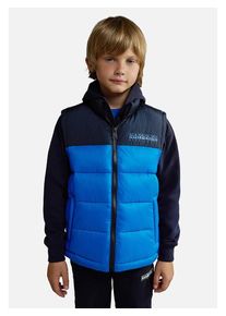Napapijri Doorgestikte bodywarmer "Hornelen" blauw - 70% | Maat: