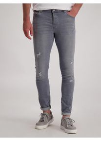 Cars Jeans Spijkerbroek "Aron" - super skinny fit - grijs - 65% |