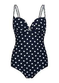 Short Stories Badpak donkerblauw/wit - 68% | Maat: 36B-Cup |