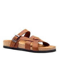 Comfortfusse Leren slippers bruin - 58% | Maat: 36 |