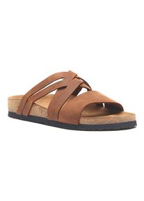 Comfortfusse Leren slippers bruin - 69% | Maat: 35 |
