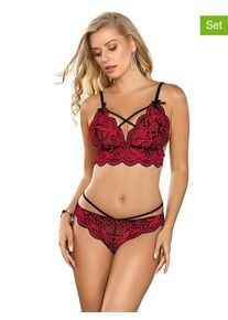 INTIMAX 2-delige lingerieset rood - 57% | Maat: 4XL/5XL |