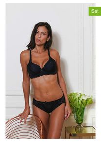 Just for Victoria 2-delige ondergoedset "Pavi" zwart - 59% | Maat: