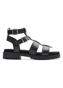 Clarks Leren haksandalen "Orinoco Cove" zwart - 65% | Maat: 37,5 |