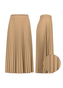 Sublevel Plissérok lichtbruin - 37% | Maat: M/L |