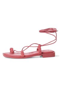 Tamaris Leren teenslippers roze - 72% | Maat: 36 |