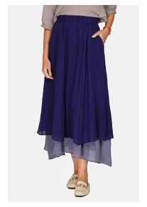 Le Jardin du Lin Linnen rok donkerblauw - 75% | Maat: 40 |