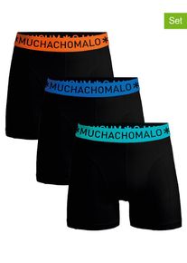 MUCHACHOMALO 3-delige set: boxershorts zwart - 49% | Maat: L |
