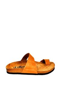 Moosefield Leren slippers bruin - 68% | Maat: 39 |