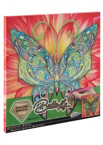 Grafix Diamond Painting on Canvas Butterfly 30 x 30 cm