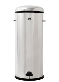 Bin poubelle à pédale 30L acier inoxydable Vipp