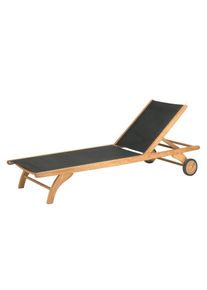 Fritz Hansen Columbus Sunbed Bain de soleil extérieur Skagerak Noir