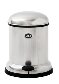 Bin poubelle à pédale 4L acier inoxydable Vipp