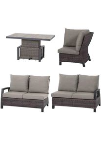 siena GARDEN Gartenlounge-Set »Corido«, (4 tlg.)