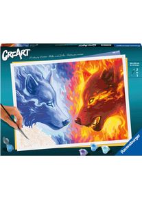 Ravensburger Malen nach Zahlen »CreArt, Fire & Ice«, Made in Europe, FSC® - schützt Wald - weltweit