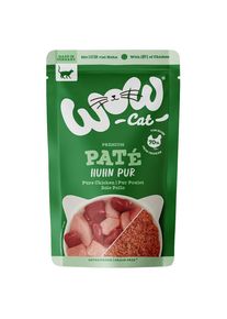 Sparpaket: 24x125g WOW Cat Adult Huhn Pur Katzenfutter nass