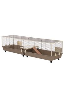TIAKI Kaninchenkäfig XXL 240x58x52cm Kleintier