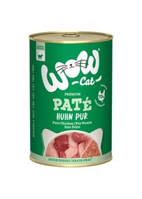 6x400g WOW Cat Adult Huhn Pur Katzenfutter nass