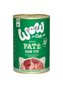 12x400g WOW Cat Adult pollo y salmón Comida húmeda para gatos