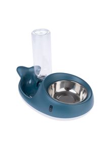 TIAKI Futter- und Wasserspender Kleiner Wal 350ml Futter, 500ml Wasser Hund Katze