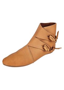 early medieval Half-Boots turn sewn natural brown Size 36