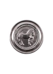 Roman phalera, horse, tinned brass