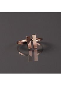 Holzkern Anillos Mujer Rosé y Nogal