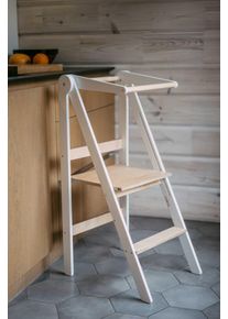 Foldable Learning Tower, White