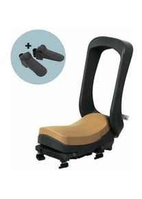 Fahrrad Kindersitz Urban Iki Junior seat Bincho Black/Kurumi Brown - Braun,Schwarz